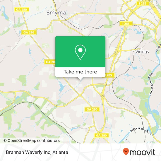 Mapa de Brannan Waverly Inc