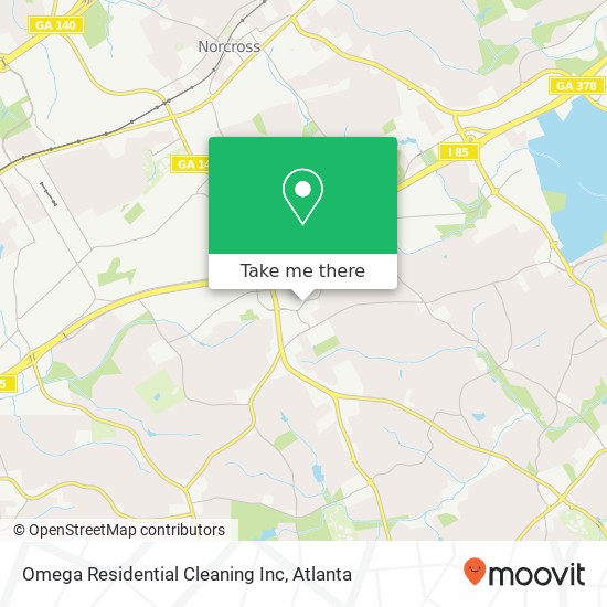 Mapa de Omega Residential Cleaning Inc