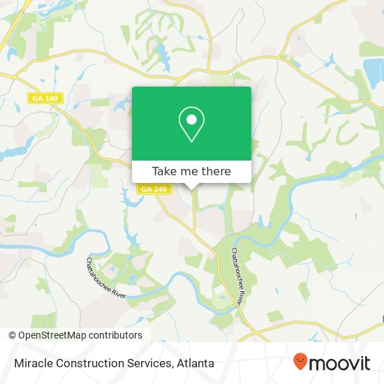 Miracle Construction Services map