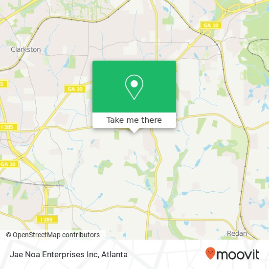 Mapa de Jae Noa Enterprises Inc