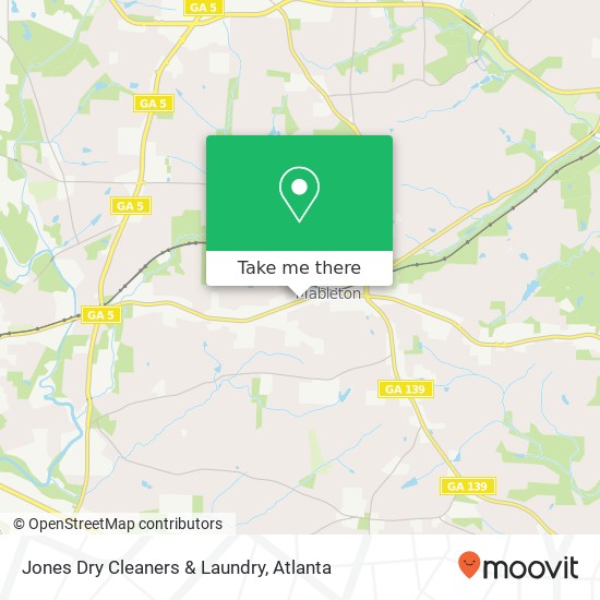 Mapa de Jones Dry Cleaners & Laundry