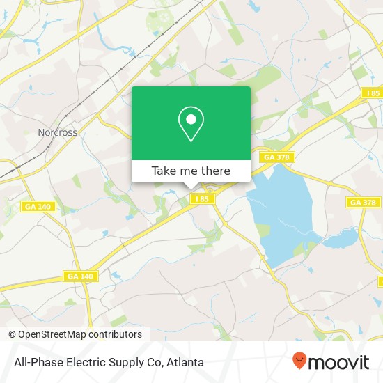 Mapa de All-Phase Electric Supply Co