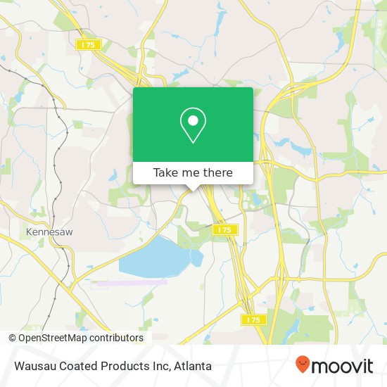 Wausau Coated Products Inc map