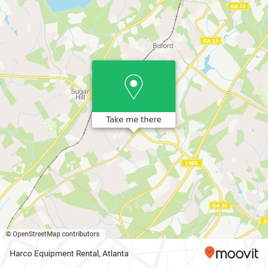 Harco Equipment Rental map