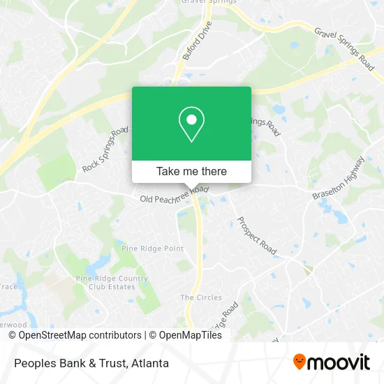 Peoples Bank & Trust map
