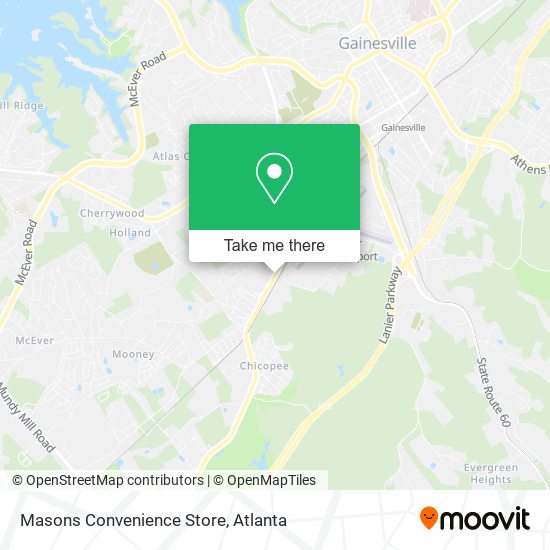 Masons Convenience Store map