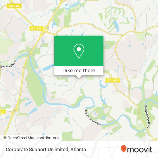 Corporate Support Unlimited map