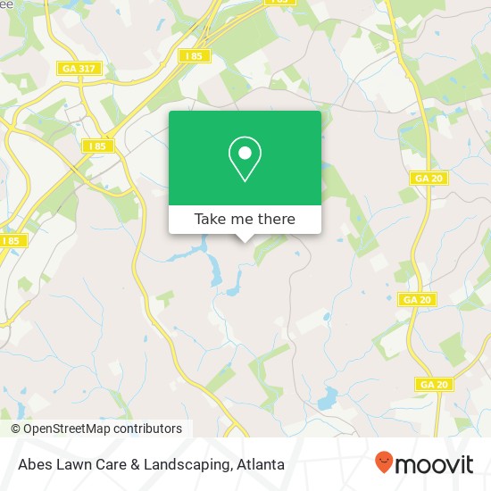 Abes Lawn Care & Landscaping map