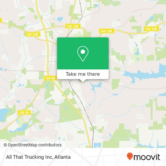 All That Trucking Inc map