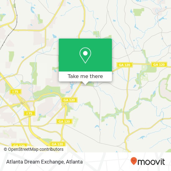 Atlanta Dream Exchange map