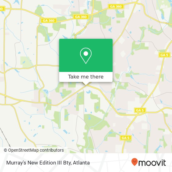 Mapa de Murray's New Edition III Bty