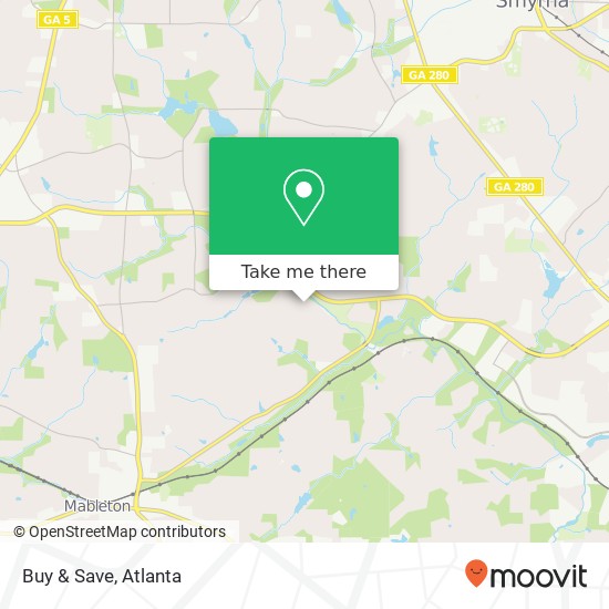 Buy & Save map