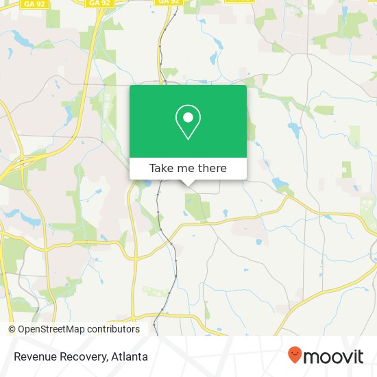 Revenue Recovery map