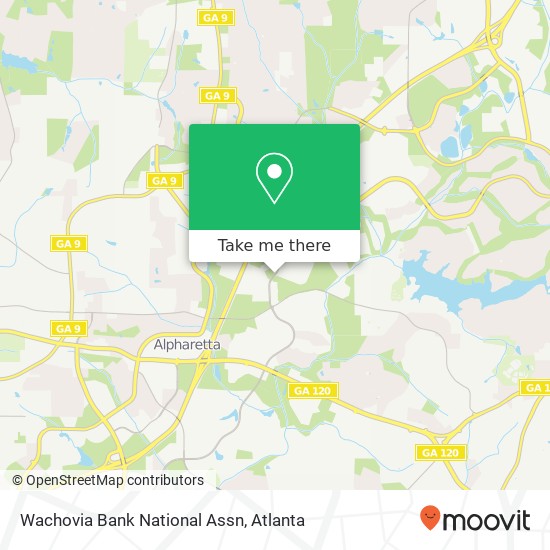 Mapa de Wachovia Bank National Assn