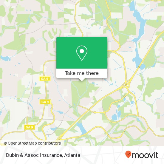 Dubin & Assoc Insurance map