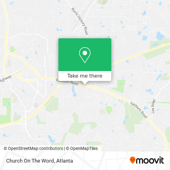 Mapa de Church On The Word