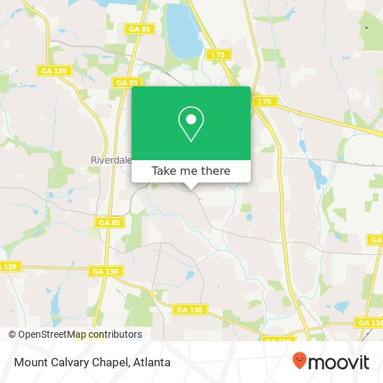 Mapa de Mount Calvary Chapel