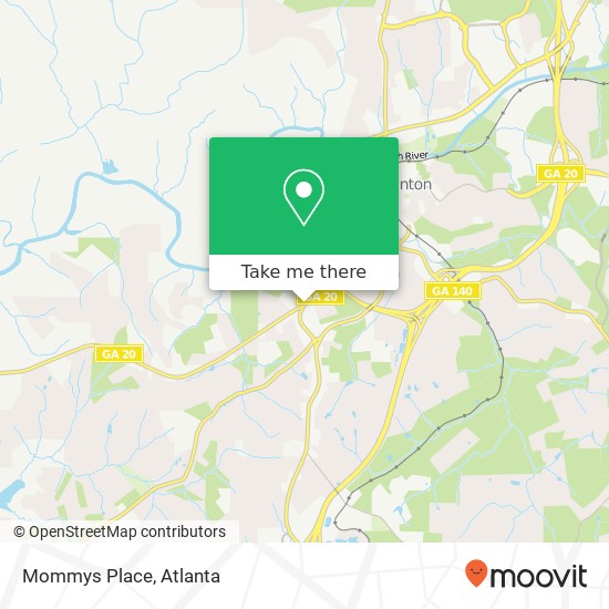 Mommys Place map