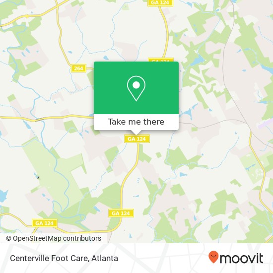 Centerville Foot Care map