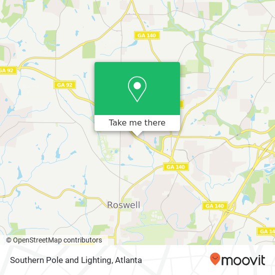 Southern Pole and Lighting map