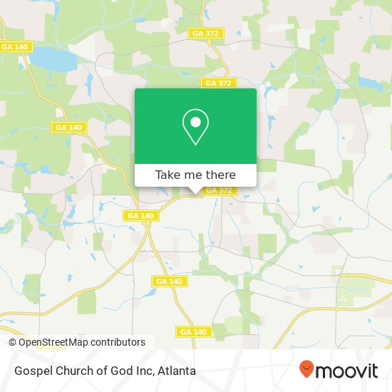 Mapa de Gospel Church of God Inc