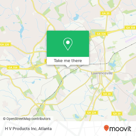 H V Products Inc map