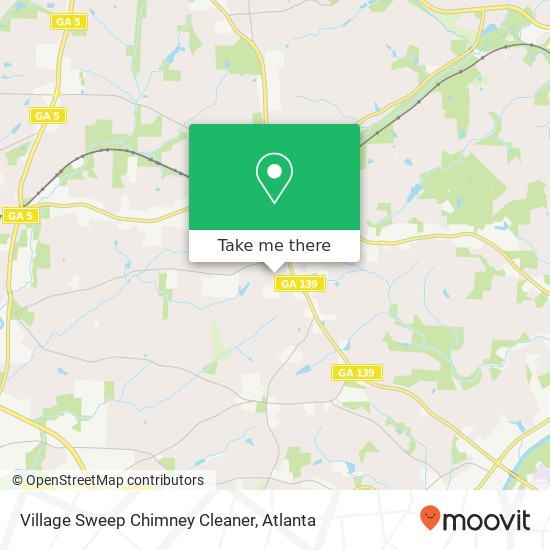 Mapa de Village Sweep Chimney Cleaner