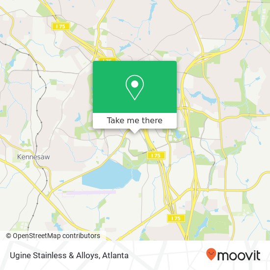 Mapa de Ugine Stainless & Alloys
