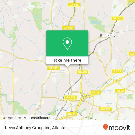 Mapa de Kevin Anthony Group Inc