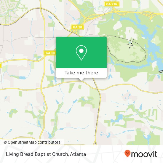 Living Bread Baptist Church map