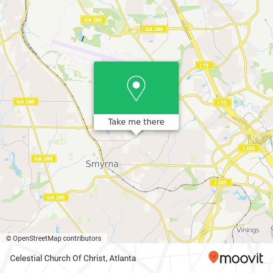 Celestial Church Of Christ map