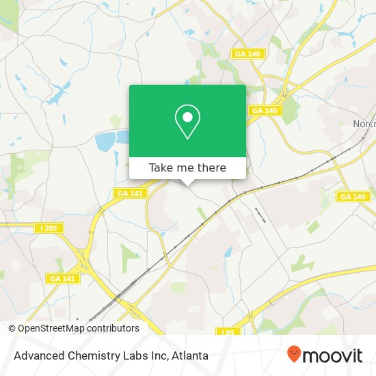 Mapa de Advanced Chemistry Labs Inc