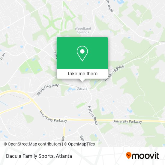 Dacula Family Sports map