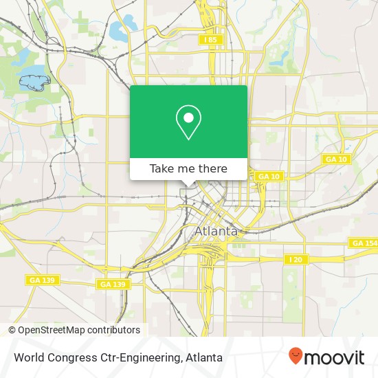 World Congress Ctr-Engineering map