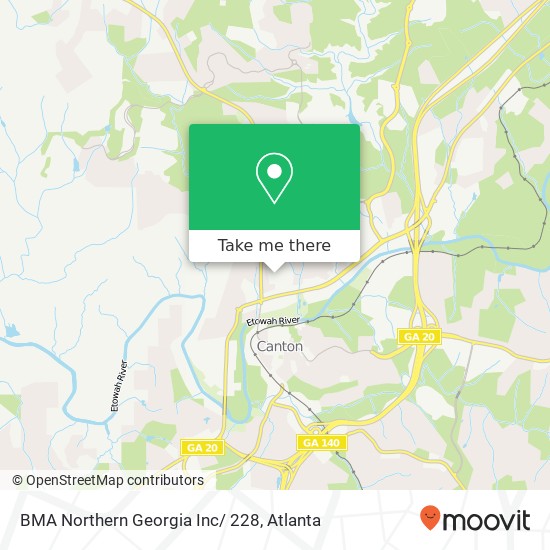 BMA Northern Georgia Inc/ 228 map
