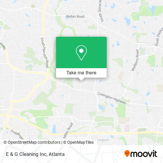 E & G Cleaning Inc map