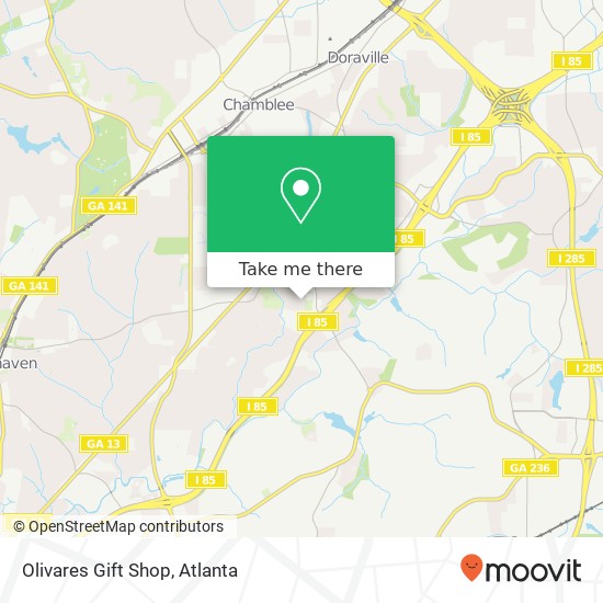 Mapa de Olivares Gift Shop