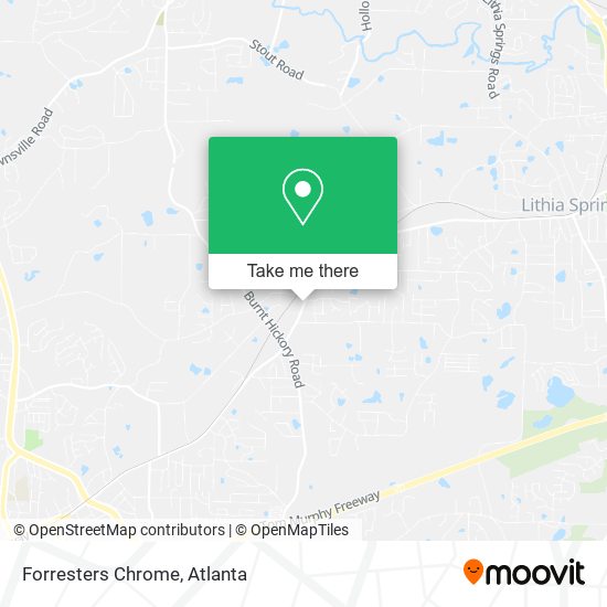 Mapa de Forresters Chrome