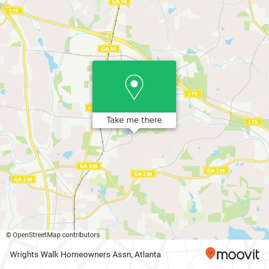 Mapa de Wrights Walk Homeowners Assn