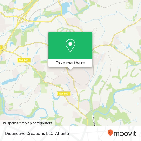 Distinctive Creations LLC map