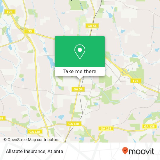 Allstate Insurance map