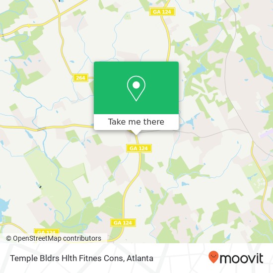Temple Bldrs Hlth Fitnes Cons map