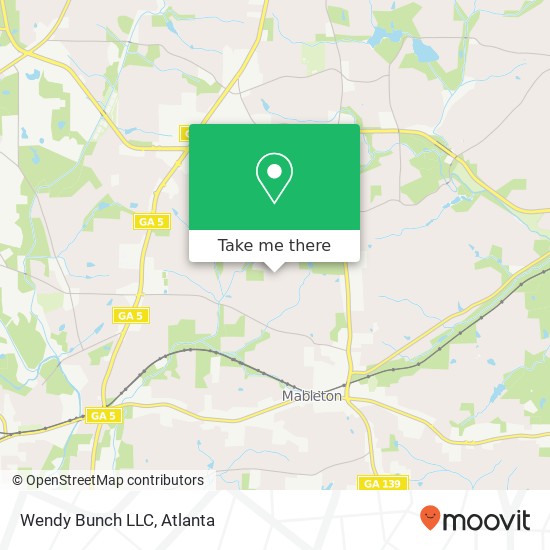 Wendy Bunch LLC map