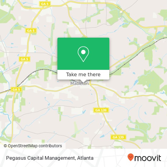 Pegasus Capital Management map