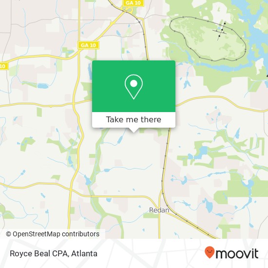 Royce Beal CPA map