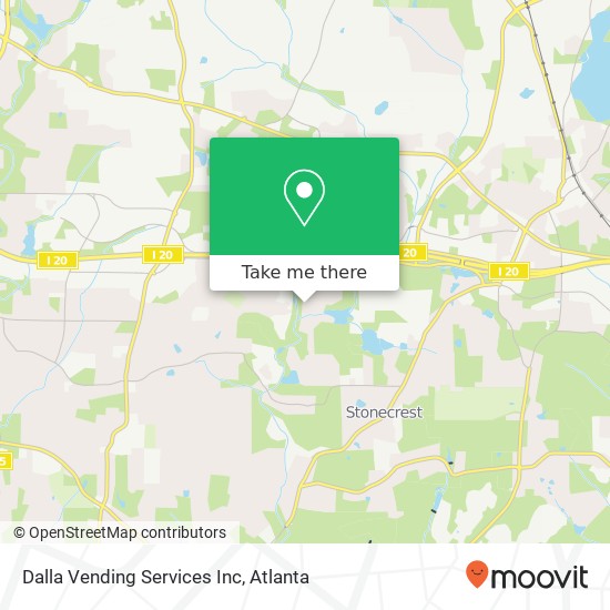 Dalla Vending Services Inc map