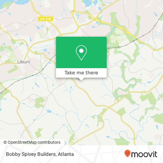 Bobby Spivey Builders map
