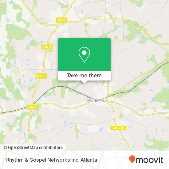 Rhythm & Gospel Networks Inc map
