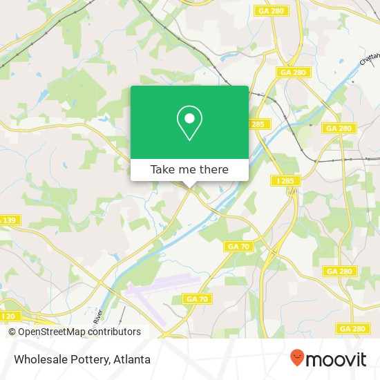 Wholesale Pottery map