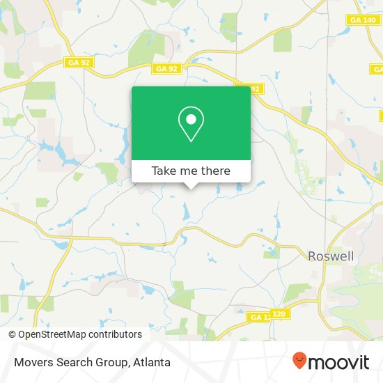 Mapa de Movers Search Group